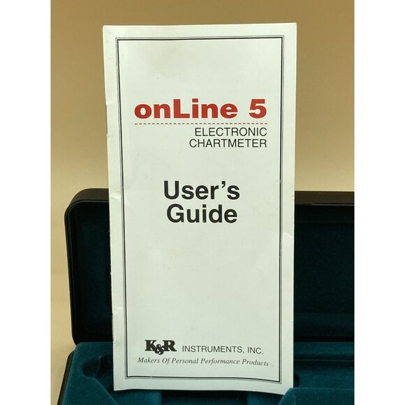 K&R Instruments Inc onLine 5 Chartmeter Instructions Original Case - Picture 6 of 7
